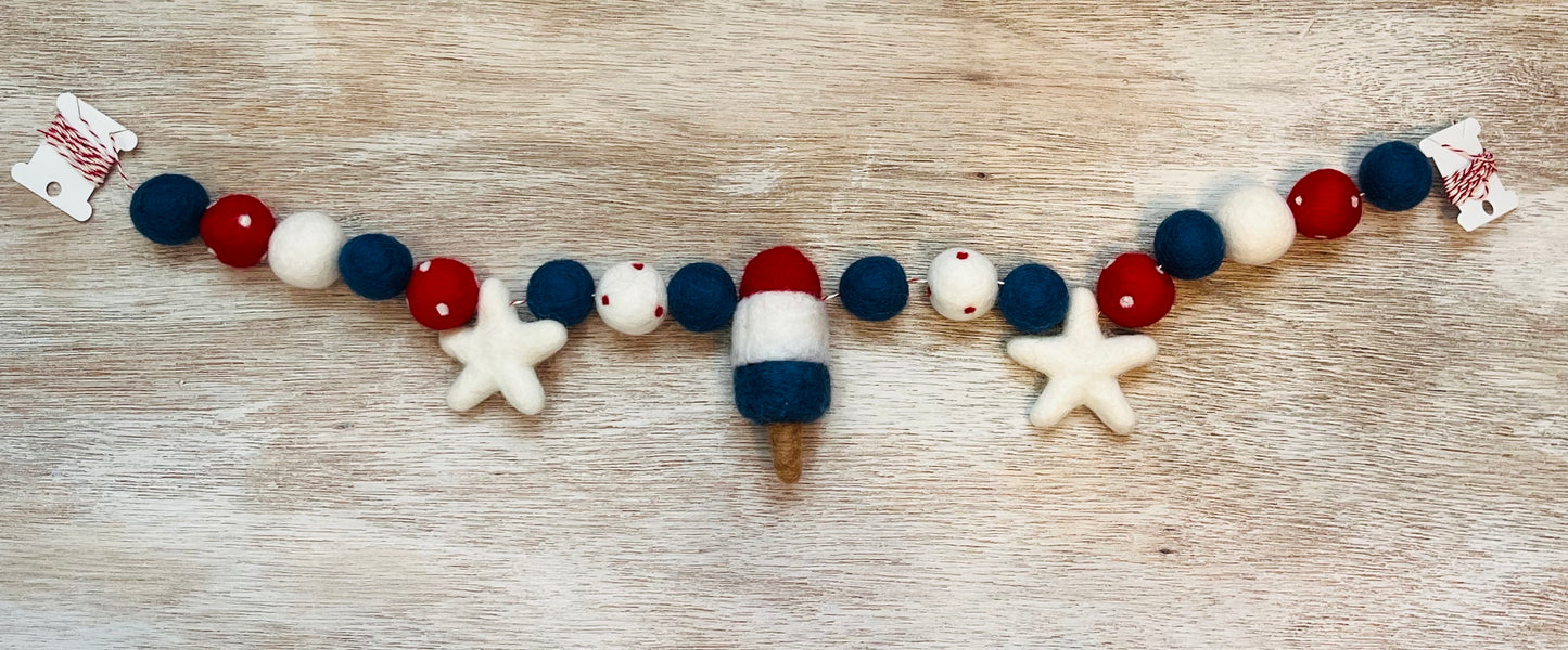 Rocket Pop with White Stars
