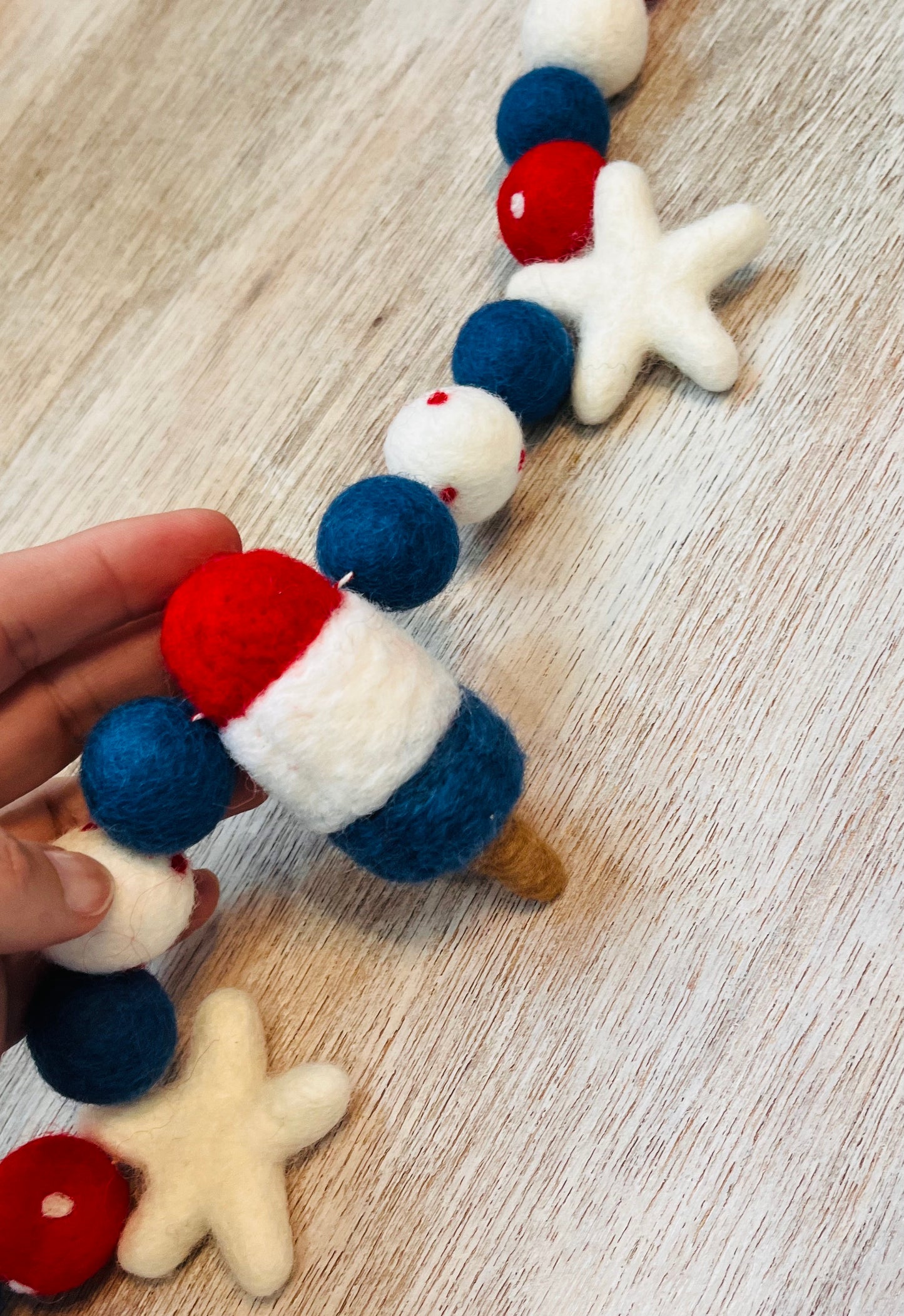 Rocket Pop with White Stars