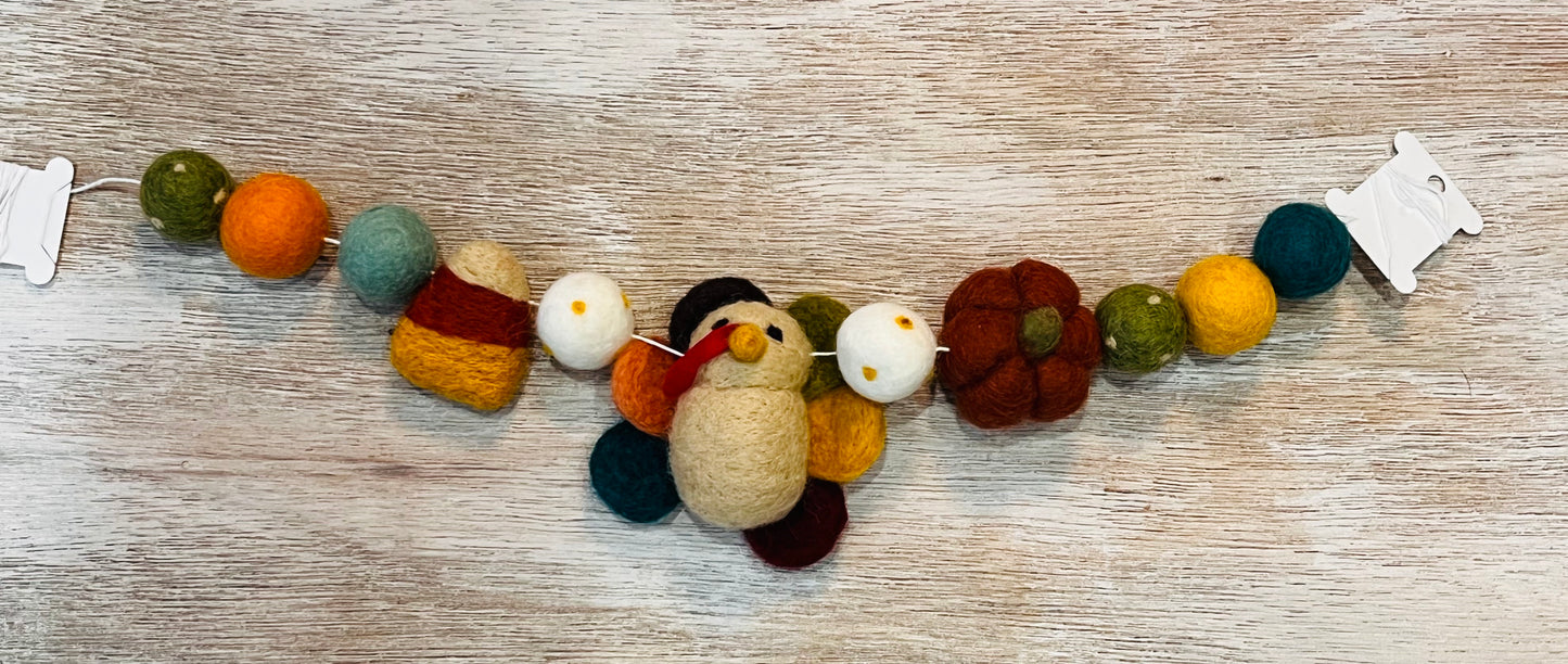 Fall Turkey Garland
