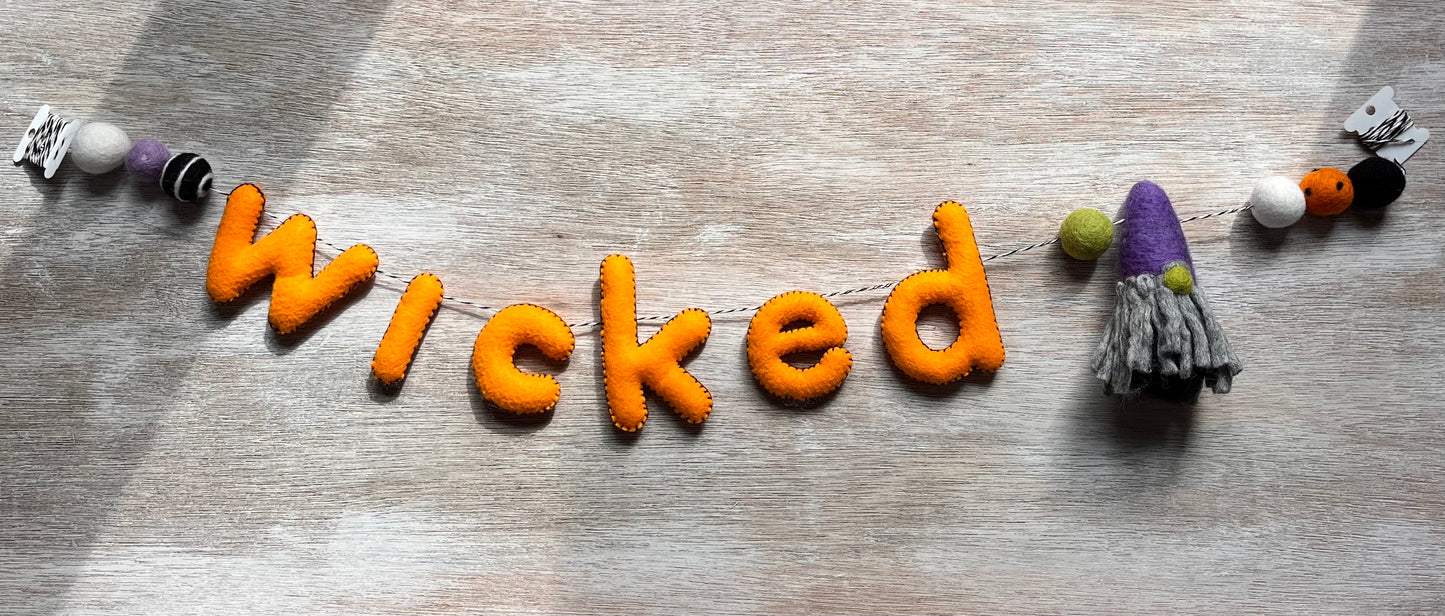 Wicked Witch Garland