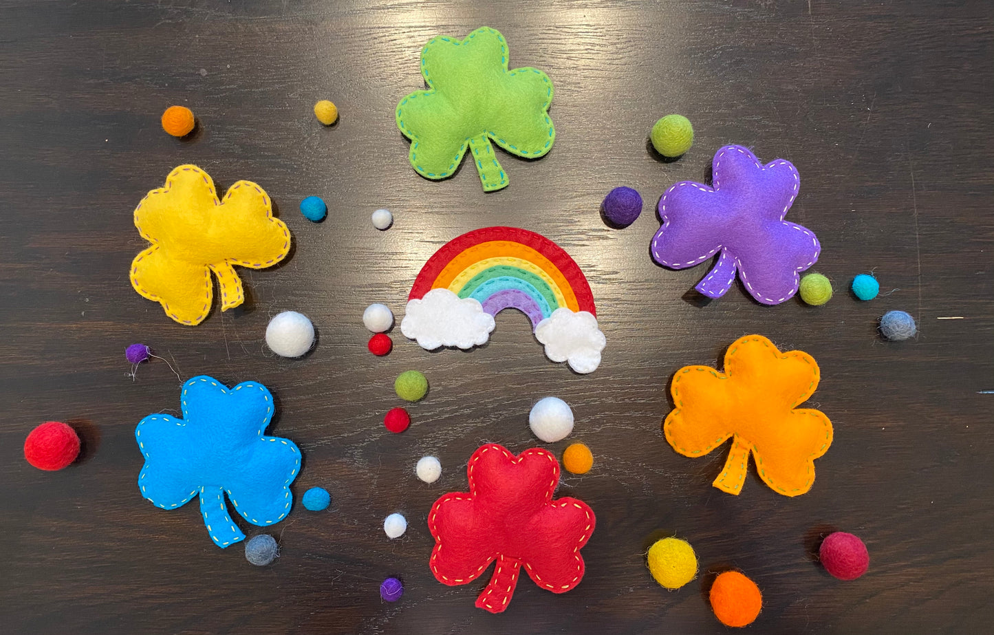Rainbow Shamrocks