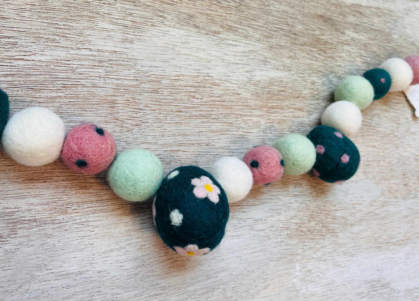 Easter Egg Garland- Teal