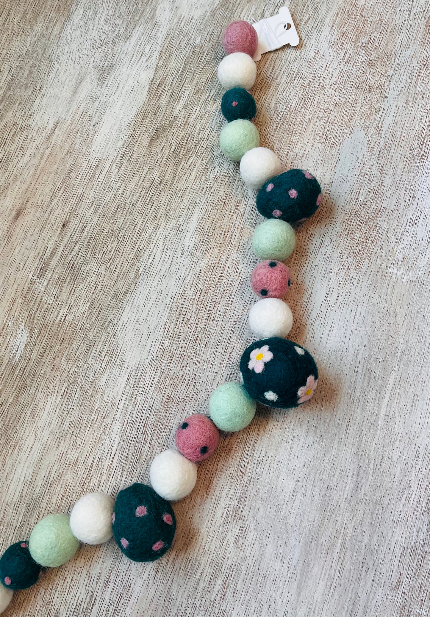 Easter Egg Garland- Teal