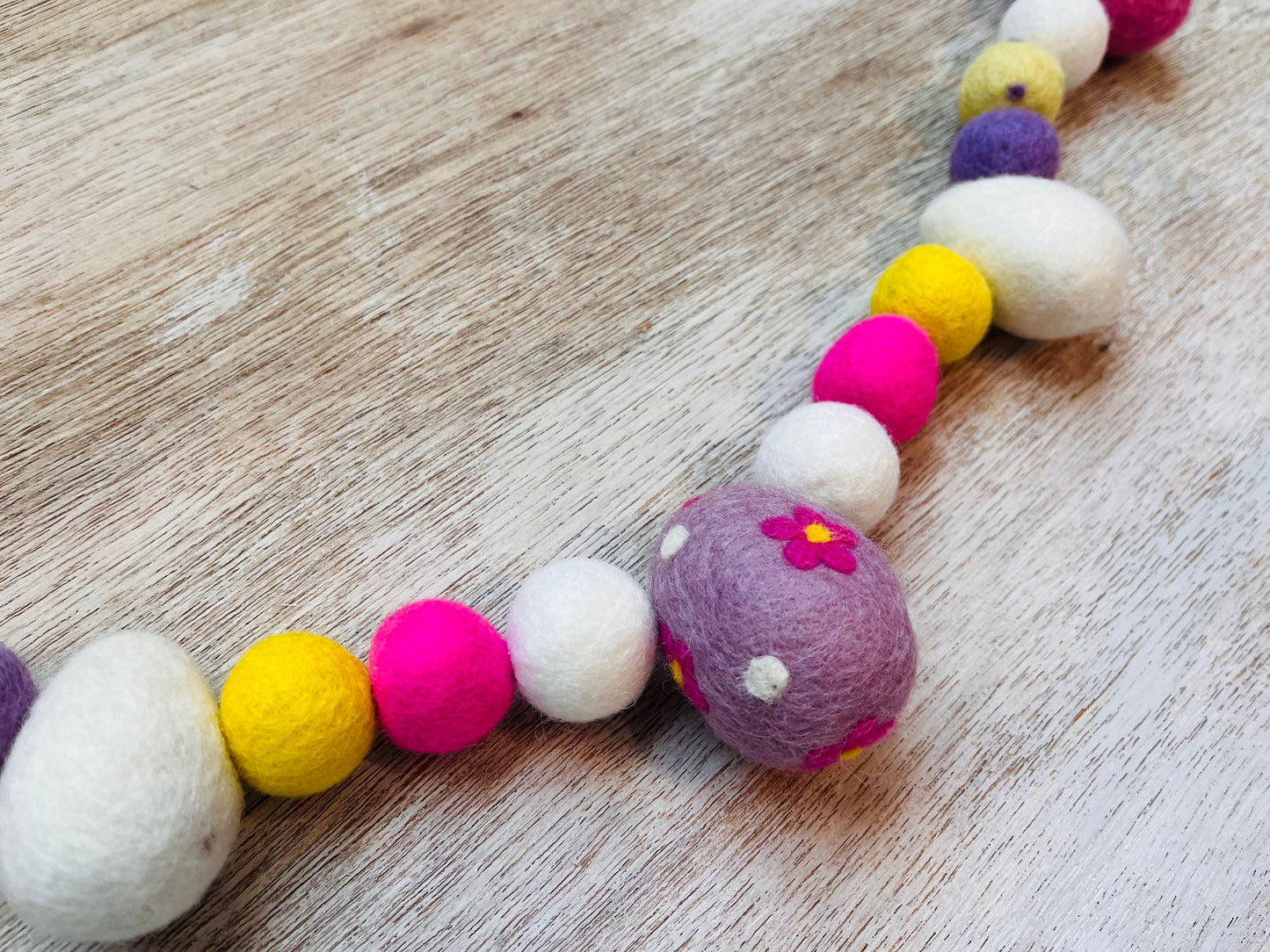 Easter Egg Garland- Purple