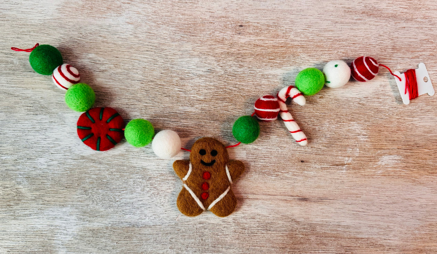 Small Holiday Felt Garlands