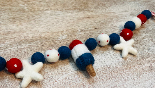 Rocket Pop with White Stars