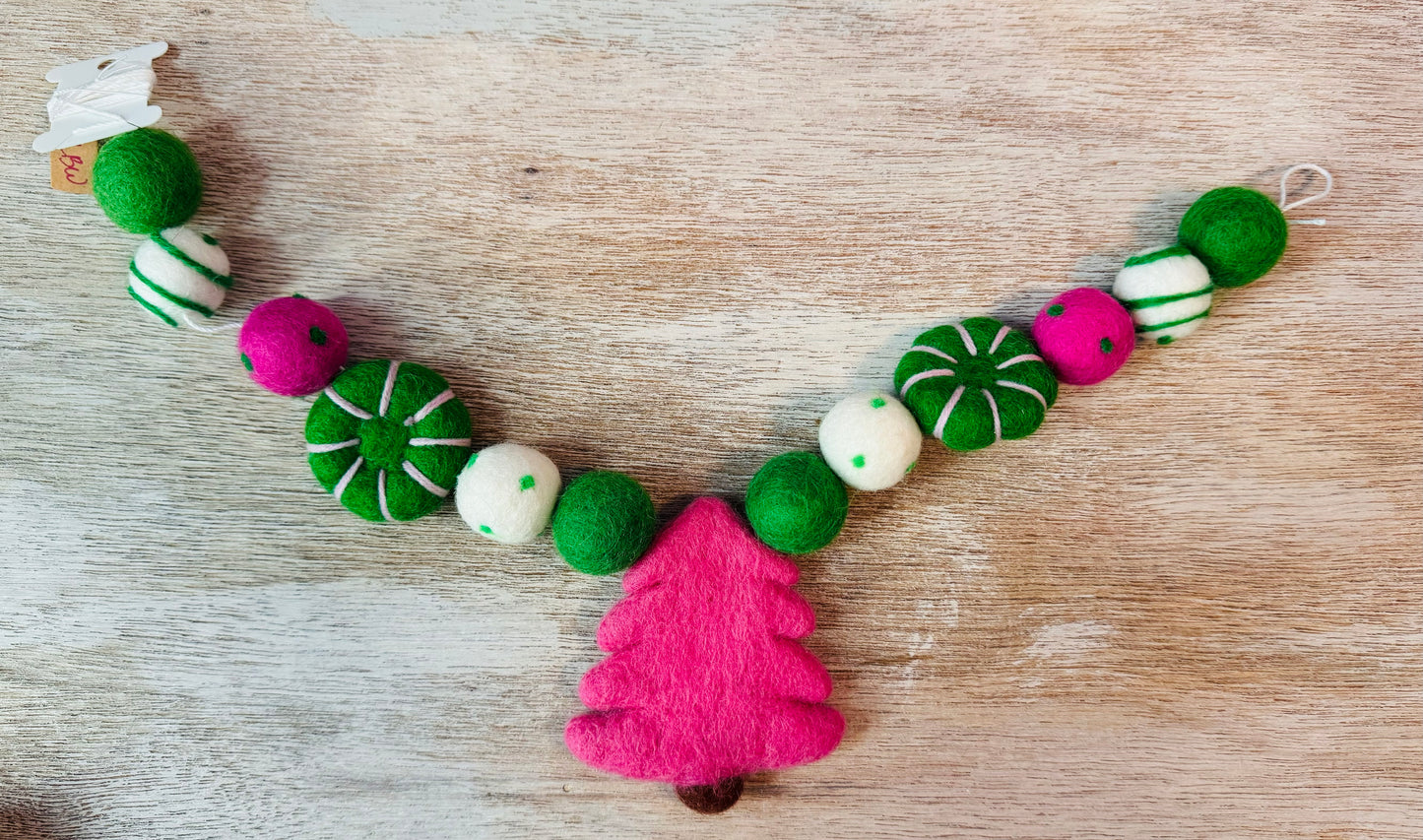 Small Holiday Felt Garlands